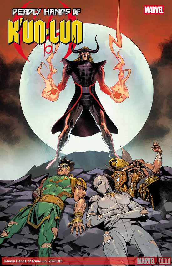 Cover of Deadly Hands Of K'un-Lun #5, published by Marvel