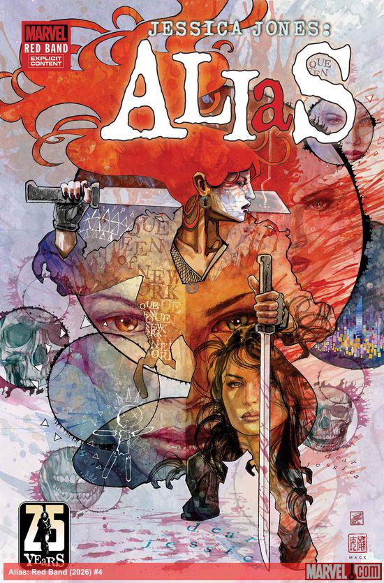 Cover of Alias: Red Band #4, published by Marvel