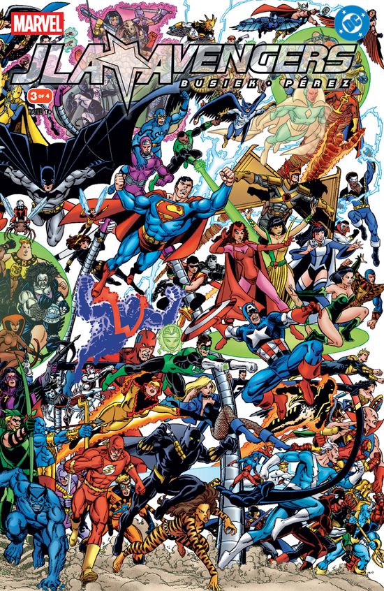 Cover of Jla/Avengers Facsimile Edition #3, published by Marvel