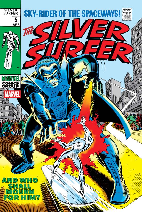 Cover of SILVER SURFER FACSIMILE EDITION #5, published by Marvel