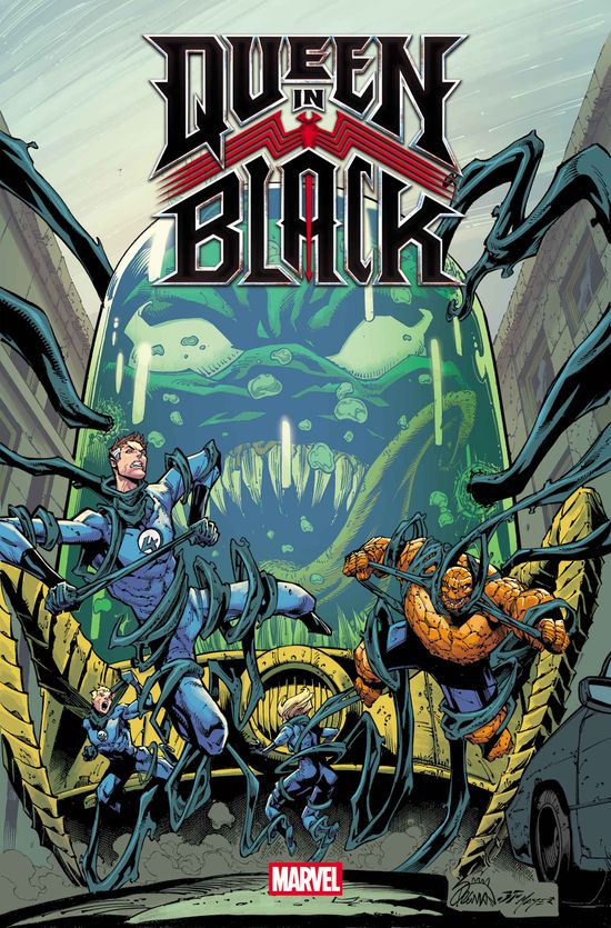 Cover of Queen In Black #2, published by Marvel