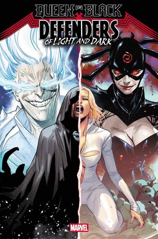 Cover of Queen In Black: Defenders Of Light And Dark #2, published by Marvel
