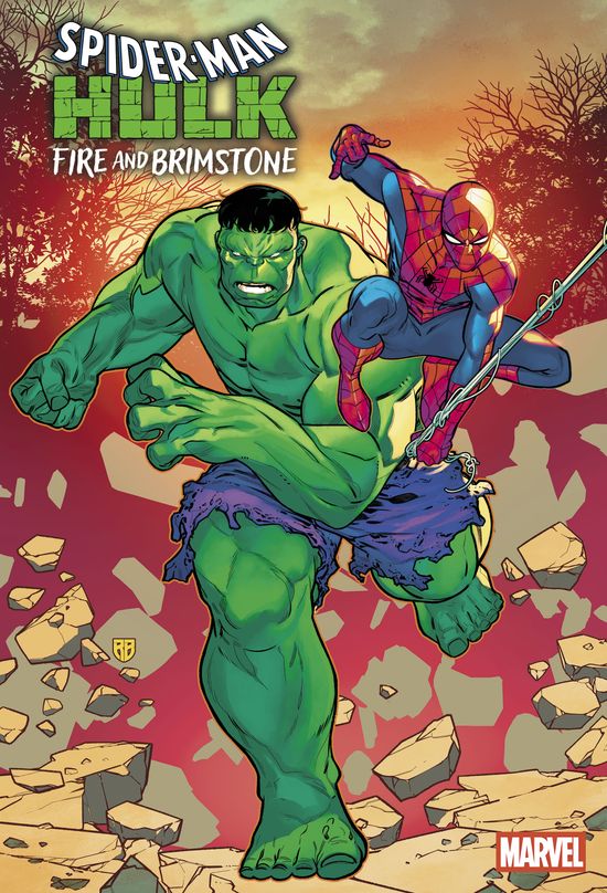 Cover of Spider-Man/Hulk: Fire And Brimstone #2, published by Marvel