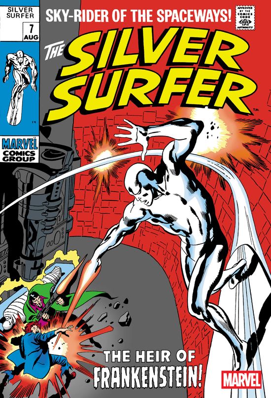 Cover of SILVER SURFER FACSIMILE EDITION #7, published by Marvel