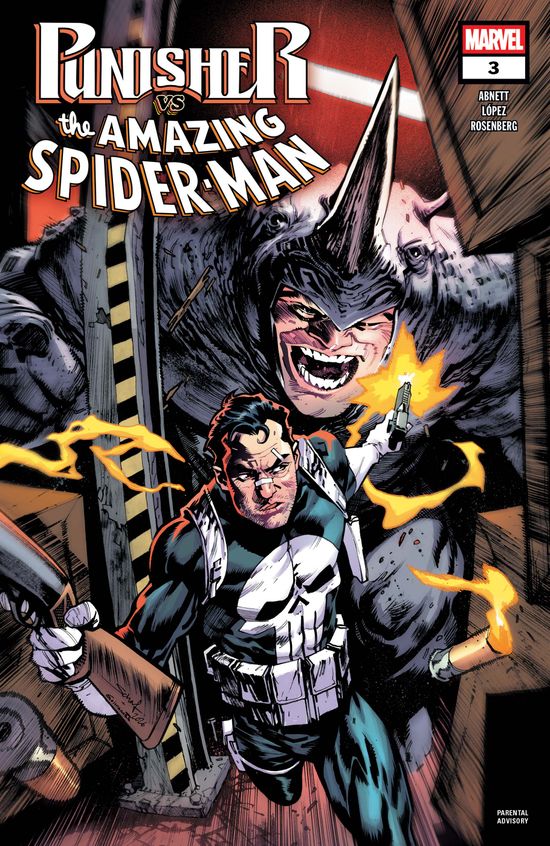 Cover of Punisher Vs. Spider-Man #3, published by Marvel