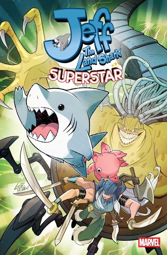 Cover of Jeff The Land Shark: Superstar #3, published by Marvel