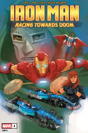 Cover of Iron Man: Racing Towards Doom #1, published by Marvel