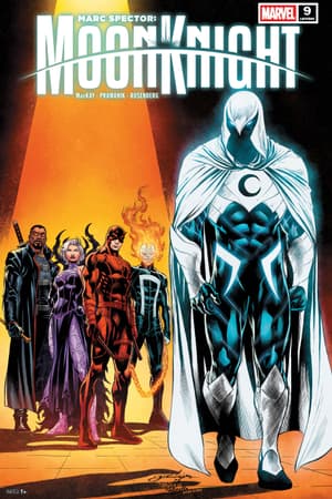 Cover of Marc Spector: Moon Knight #9, published by Marvel