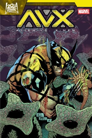 Cover of Alien Vs. X-Men #3, published by Marvel