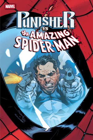 Cover of Punisher Vs. Spider-Man #5, published by Marvel