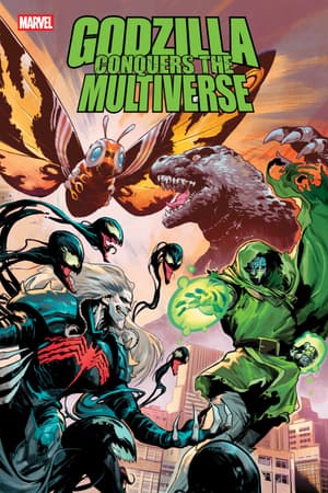 Cover of Godzilla Conquers The Multiverse #5, published by Marvel