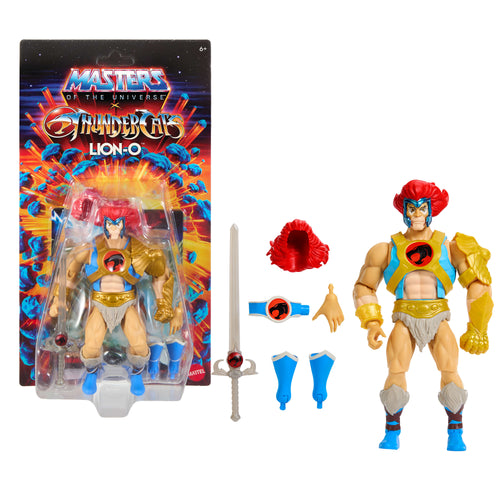 Masters Of The Universe Origins & Thundercats Lion O Action Figure, 1980s Posable Crossover Toy, Masters of the Universe product photograph published by Mattel