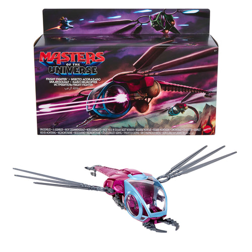 Masters Of The Universe 2026 Movie Accurate Origins Fright Fighter Vehicle, 5.5 Inch Skeletor Whip, Masters of the Universe product photograph published by Mattel
