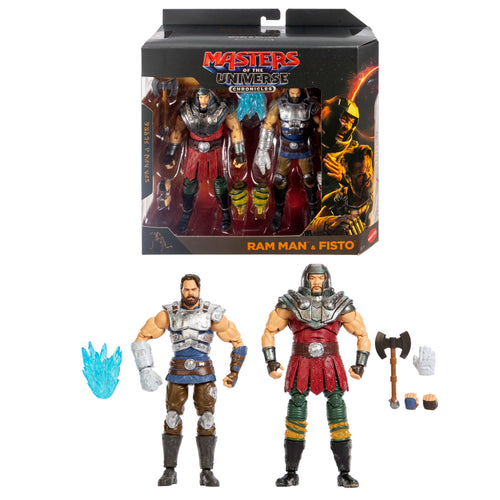 Masters Of The Universe Chronicles Action Figures 2 Pack, 2026 Movie Ram Man & Fisto, 6.5 Inch Scale, Masters of the Universe product photograph published by Mattel