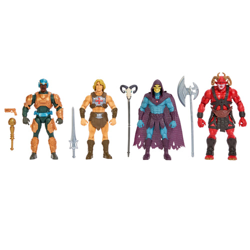 Masters Of The Universe 2026 Movie 4 Pack Action Figures, 5.5 Inch Hero & Villain Toys, 1 Exclusive, Masters of the Universe product photograph published by Mattel