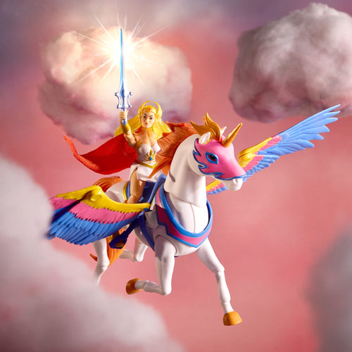 Masters of the Universe Origins She-Ra and Swift Wind 2-Pack, Masters of the Universe product photograph published by Mattel Creations