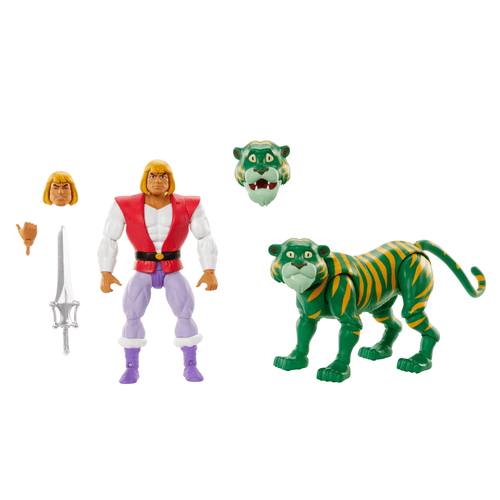 MOTU Origins Prince Adam & Cringer 2-Pack Action Figures, Masters of the Universe product photograph published by Mattel Creations