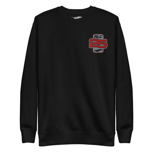 Hot Wheels 2025 RLC Membership Embroidered Black Sweatshirt, Mattel Creations product photograph