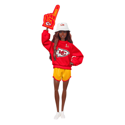 Barbie x Super Bowl Chiefs Doll 1, Mattel Creations product photograph