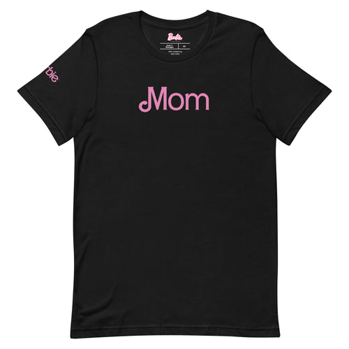 Barbie Mom Black T-Shirt, Mattel Creations product photograph
