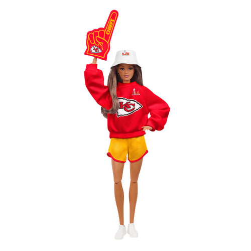 Barbie x Super Bowl Chiefs Doll 2, Mattel Creations product photograph
