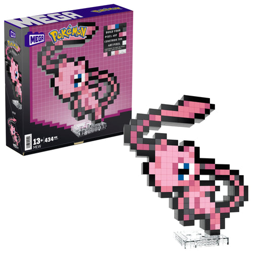 MEGA Pokémon Mew Building Set, Mattel Creations product photograph