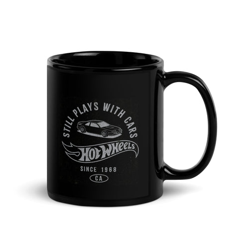 Hot Wheels Still Plays with Hot Wheels Cars Black Mug, Mattel Creations product photograph