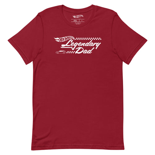 Hot Wheels Legendary Dad Red T-Shirt, Mattel Creations product photograph