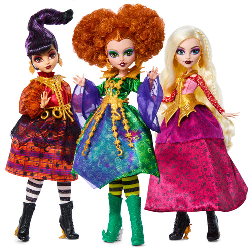 Disney's Hocus Pocus Skullector Dolls, Mattel Creations product photograph