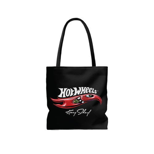 Hot Wheels x Kenny Scharf Black Tote Bag, Mattel Creations product photograph