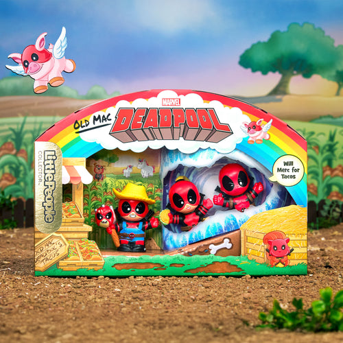 Little People Collector Deadpool Set, Mattel Creations product photograph