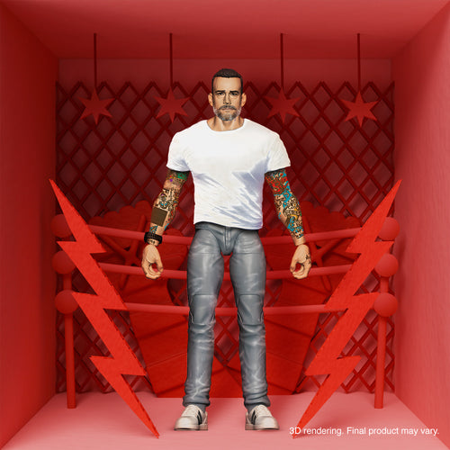 WWE Elite Collection CM Punk Returns Action Figure, Mattel Creations product photograph
