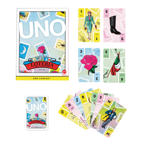 UNO Canvas Loteria, Mattel Creations product photograph