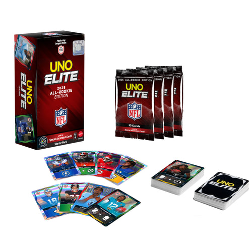 UNO Elite NFL 2025 Rookie Bundle, Mattel Creations product photograph