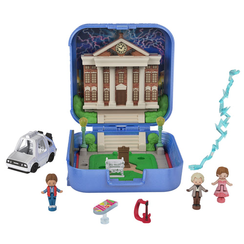 Polly Pocket Back to the Future Compact, Mattel Creations product photograph