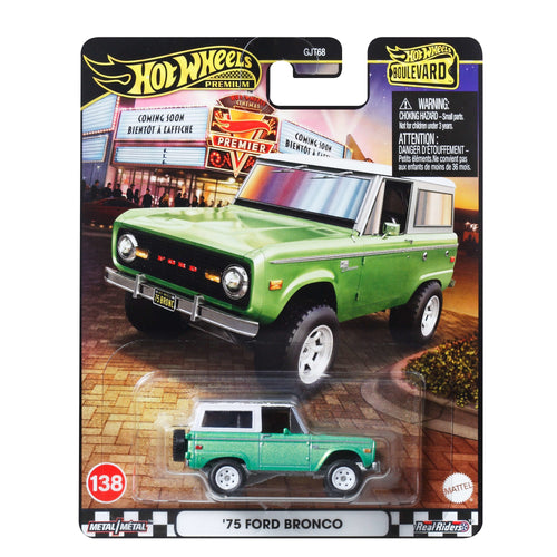 Hot Wheels Premium Boulevard '75 Ford Bronco, Mattel Creations product photograph