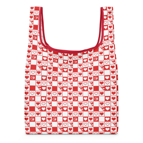 Hot Wheels Checkered Hearts Multi Tote, Mattel Creations product photograph