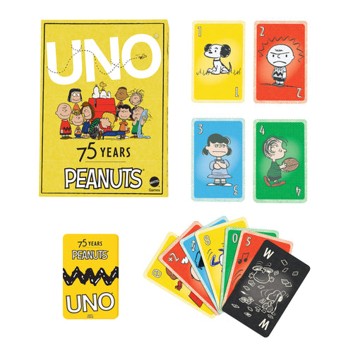 UNO Canvas Peanuts Card Deck, Mattel Creations product photograph