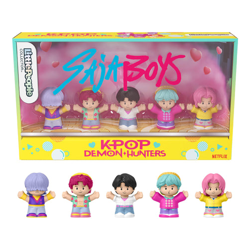 Little People Collector KPop Demon Hunters Saja Boys Figure Set, Mattel Creations product photograph