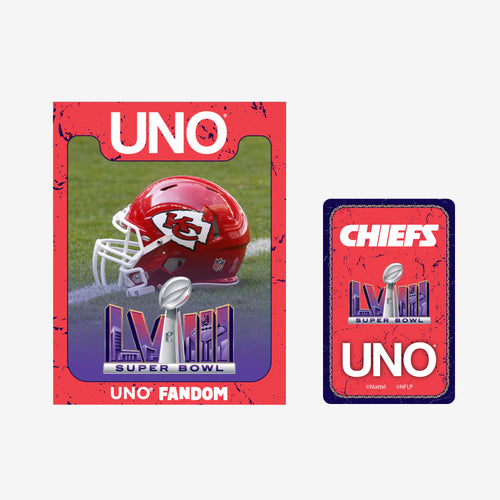 UNO LVIII Super Bowl Card Game, Mattel Creations product photograph