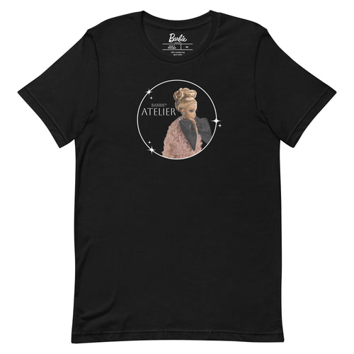 Barbie Atelier Black T-shirt, Mattel Creations product photograph