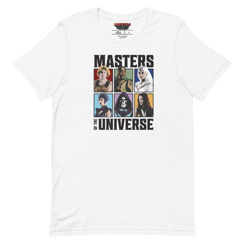 Masters of the Universe Movie Characters White T-shirt, Mattel Creations product photograph