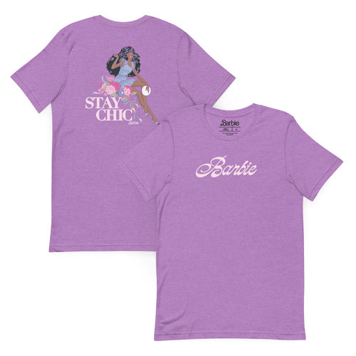 Barbie Stay Chic Purple T-shirt, Mattel Creations product photograph