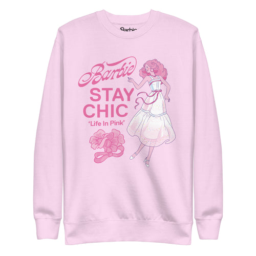 Barbie Stay Chic Pink Sweatshirt, Mattel Creations product photograph