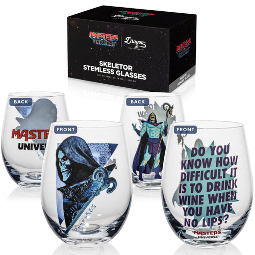 Masters of the Universe™ 2026 Movie Skeletor™ Stemless Glasses (Mattel Creations), Mattel Creations product photograph