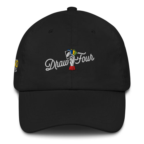 UNO Social Club Draw Four Black Hat, Mattel Creations product photograph