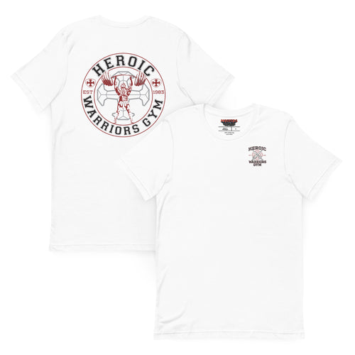 Masters of the Universe Movie Heroic Warriors Gym White T-shirt, Mattel Creations product photograph