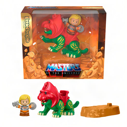 Little People Collector Masters of the Universe: He-Man & Battle Cat Special Edition Set, Mattel Creations product photograph
