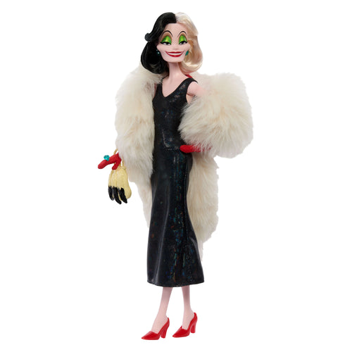 Disney Collector Cruella De Vil Collectible Villains Fashion Doll, Mattel Creations product photograph