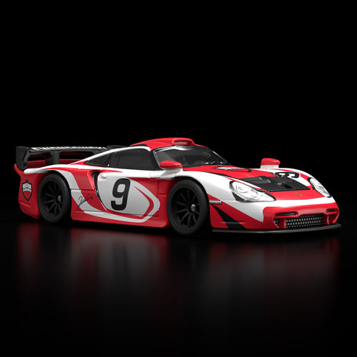 Hot Wheels x Robert Lewandowski x 1997 Porsche 911 GT1, Mattel Creations product photograph